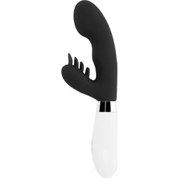 Glossy Elvis Rabbit Δονητής Rabbit 12cm Μαύρος