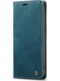 WALLET LEATHER CASE IPHONE 16 PLUS - BLUE