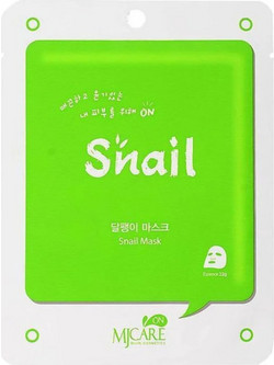 MJCare Snail Sheet Μάσκα Προσώπου για Αντιγήρανση με Εκχύλισμα Σαλιγκαριού 22gr