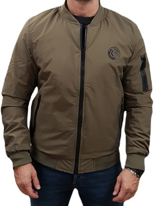 Indicode Berto Ανδρικό Μπουφάν Bomber Χακί 15-827