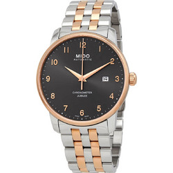 Mido Baroncelli Jubilee Ανδρικό Ρολόι Αυτόματο με Γκρι Καντράν M0376082206200