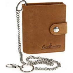 ΠΟΡΤΟΦΟΛΙ ΔΕΡΜΑΤΙΝΟ ΓΙΑ ΚΑΡΤΕΣ & ΧΡΗΜΑΤΑ BIKER WALLET ME 45cm ΑΛΥΣΙΔΑ RFID ΠΡΟΣΤΑΣΙΑ ΣΕ ΚΑΦΕ ΧΡΩΜΑ LAMPA - 1 Τεμ