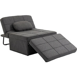 HOMCOM Πολυθρόνα Γκρι 839-058