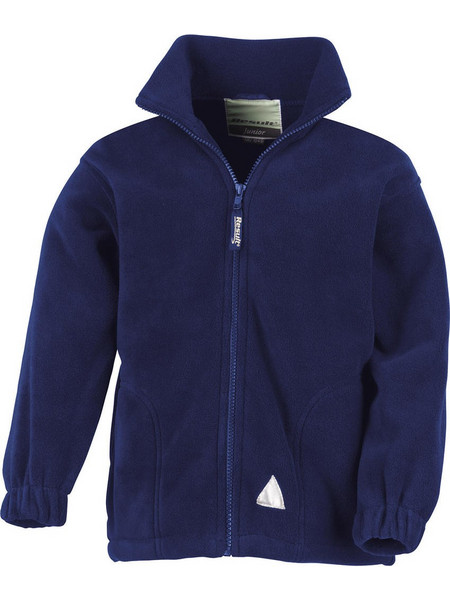 Result Παιδική Ζακέτα Fleece με Φερμουάρ Navy Μπλε R036JY