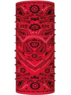 Buff Original Ecostretch Neckwarmer New Cashmere Red Σύμμικτο Regular Ανδρικά