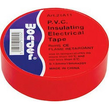 WONDER TAPE ΤΑΙΝΙΑ ΜΟΝΩΤΙΚΗ ΚΟΚΚΙΝΗ PVC 19 mm x 20 m