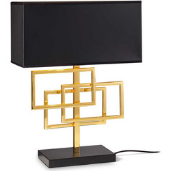 Ideal Lux 201115Πορτατίφ Ε27 Μαύρο Π16xΥ46.5cm