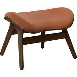Σκαμπό Ottoman Dunes 5873C5573-DS21002-NS 63x50x43cm Dark Oak-Rust Umage