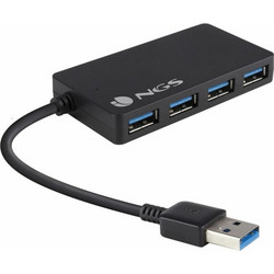 NGS 244305 USB Hub 3.0 USB-A με 4 Θύρες USB-A