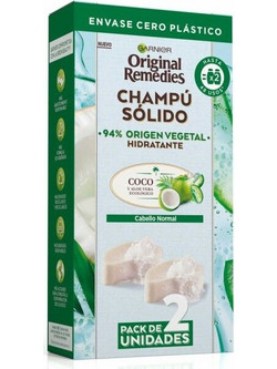Garnier Botanic Therapy Coconut Recovery Solid Φυτικό Σαμπουάν 2x60gr