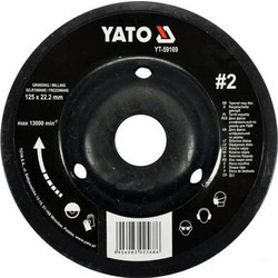 YATO YT-59169 ΔΙΣΚΟΣ ΤΡΟΧΟΥ ΡΑΣΠΑΣ 125mm