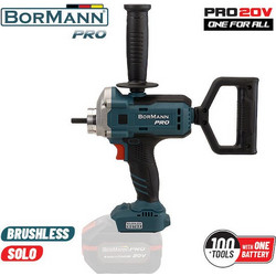 BORMANN Pro BBP5340 Δονητής Μπετού Μπαταρίας 20V, 2 Ταχύτητες, 25Nm-SOLO (Χωρίς Μαρκούτσι)