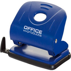 Περφορατέρ office μεταλλικό 30 φύλλων μπλε με οδηγό