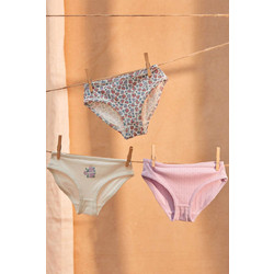 DPAM σετ παιδικά εσώρουχα για κορίτσια Multicolor Flowers - 346901 Ροζ