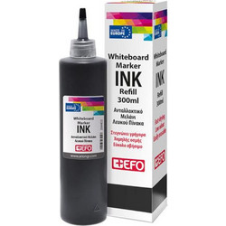 Μελάνι μαρκαδόρου πίνακα +Efo 300ml. μαύρο 384402