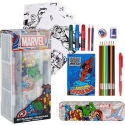 Σχολικό σετ Marvel 16 Τεμάχια Κόκκινο