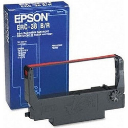 Αυθεντική Μητρική Ταινία Epson ERC-38BR Μαύρο Κόκκινο