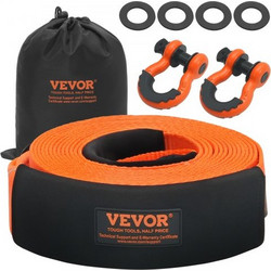 Σετ Ιμάντα Ανάκτησης VEVOR 3" x 30 ft με Δ-Κρίκους DZDL3IN30FTJG2LACV0