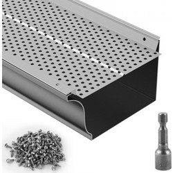 VEVOR Προστατευτικό Υδρορροής Αλουμινίου 152mm, 26τμχ Συνολικό Μήκος 264cm TGGBLYC610426YYOTV0
