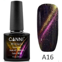Canni 3D Gel A16 Cat Eye Ημιμόνιμο Βερνίκι Νυχιών 7.3ml