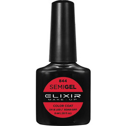 Elixir Semigel 844 Dark Candy Apple Ημιμόνιμο Βερνίκι Νυχιών 8ml