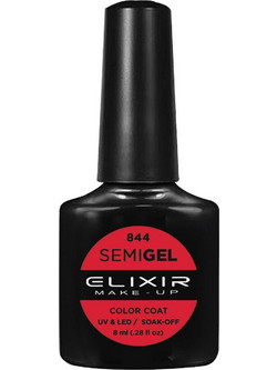 Elixir Semigel 844 Dark Candy Apple Ημιμόνιμο Βερνίκι Νυχιών 8ml