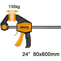 INGCO HQBC24802 Σφικτήρας σκανδάλης αυτόματης 60cm - 24"