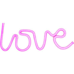 Muitomas Διακοσμητικό Φωτιστικό Τοίχου Neon LED LOVE NEONWLOVE