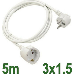 Προέκταση Καλωδίου - μπαλαντέζα 3x1.5mm - 5m (15-450-101)