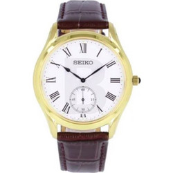 Seiko Conceptual Ανδρικό Ρολόι με Καφέ Δερμάτινο Λουράκι SRK050P1