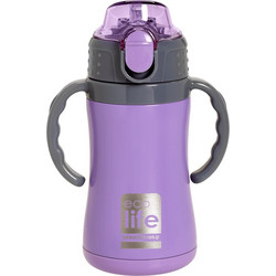 Ecolife Παιδικό Παγούρι Θερμός Ανοξείδωτο BPA Free Μωβ 300ml