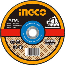 Δίσκοι Κοπής Σιδήρου & INOX 115mm x 1.2mm Σετ 10 Τεμ. MCD121155 INGCO
