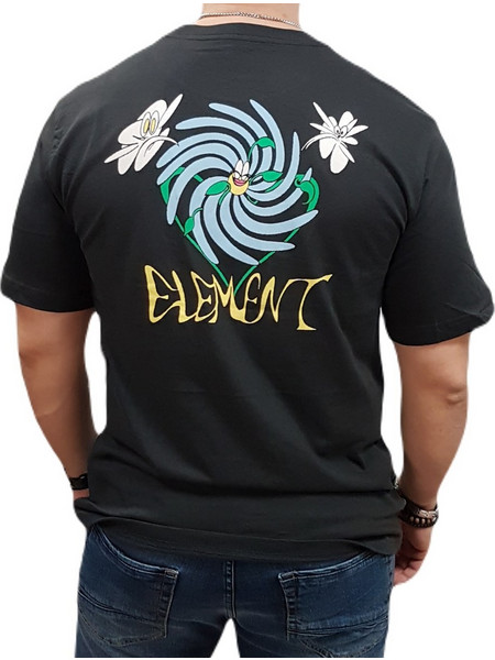 Element - ELYZT00513 - Smile SS - KTA0/Carbon - T-shirt - charcoal