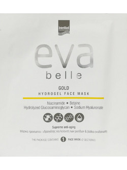 InterMed Eva Belle Gold Hydrogel Κρεμώδης Μάσκα Προσώπου για Ενυδάτωση & Αντιγήρανση 30gr