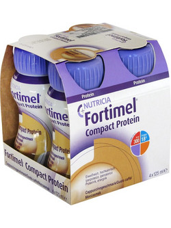 Nutricia Fortimel Compact Καφές Πρωτεΐνη 4x125ml