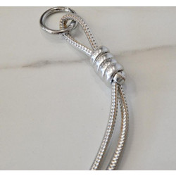 UN ALMA LIBRE Bag Charms ROPE - SILVER