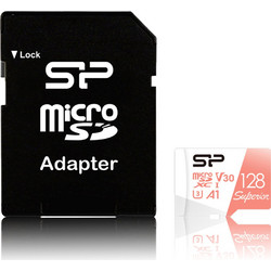 Silicon Power Superior Pro microSDXC 128GB Class 10 U3 V30 UHS-I A1