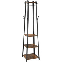 Μεταλλικός Καλόγερος με 3 Ράφια 45 x 45 x 181 cm VASAGLE LCR80X