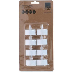 Κεριά ρεσώ LED 8τμχ Φ3,7Η3,7cm