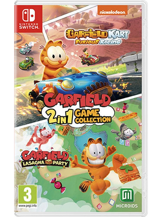 Garfield Lasagna Party & Garfield Kart Furious Racing Nintendo Switch