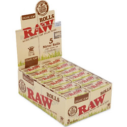 Raw Αλεύκαντο King Size Slim Ρολό Συσκευασία 24 Τεμαχίων