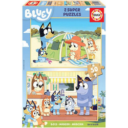 Παιδικό Puzzle Educa Bluey 2x50 Κομμάτια