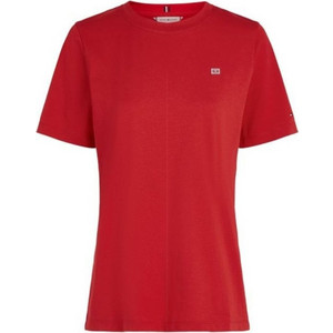 Tommy Hilfiger T-Shirt Hilfiger Flag με αντίθεση Regular Fit - ΚΌΚΚΙΝΟ Tommy Hilfiger T-Shirt Hilfiger Flag με αντίθεση Regular Fit - ΚΌΚΚΙΝΟ