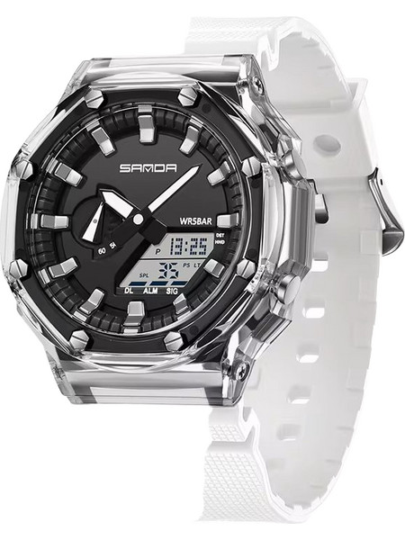 SANDA Sport Style Digital Dual Display Unisex