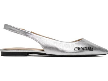 Love Moschino Flat Σανδάλια JA11021G1MIF0902-Argento