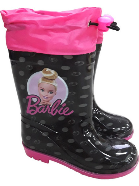 Παιδικές Γαλότσες Barbie Black 8800011