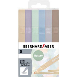 EBERHARDFABER ΜΑΡΚΑΔΟΡΟΙ ΥΠΟΓΡΑΜΜΙΣΗΣ SLIM 6 NATURE ΧΡΩΜΑΤΑ