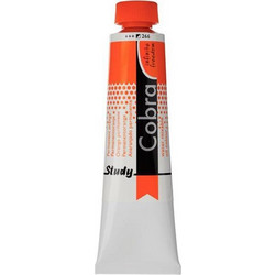 Talens Cobra Study water mixable oil 266 perm. orange 40ml