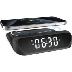 SBS Alarm Clock With Qi Charge 15W - (TEWIRCLOCK)