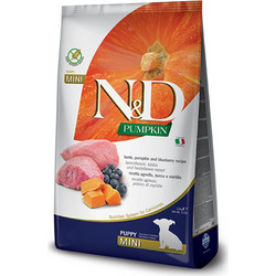 Farmina N&D Pumpkin Grain Free Puppy Mini with Lamb, Pumpkin & Blueberry 800gr